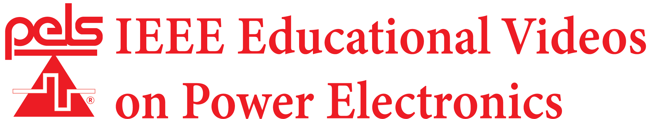 IEEE Educational Videos on Power Electronics Logo